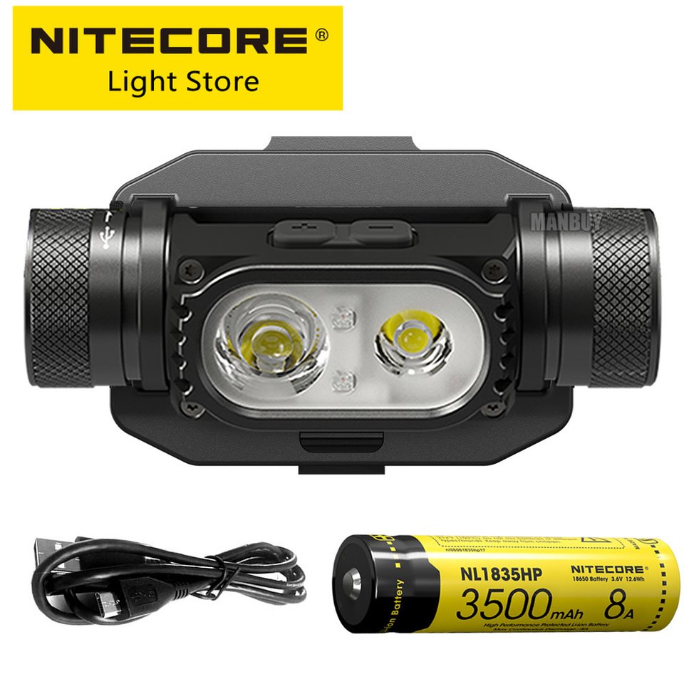 

NITECORE HC68M двухлучевой налобный фонарь 2000LM