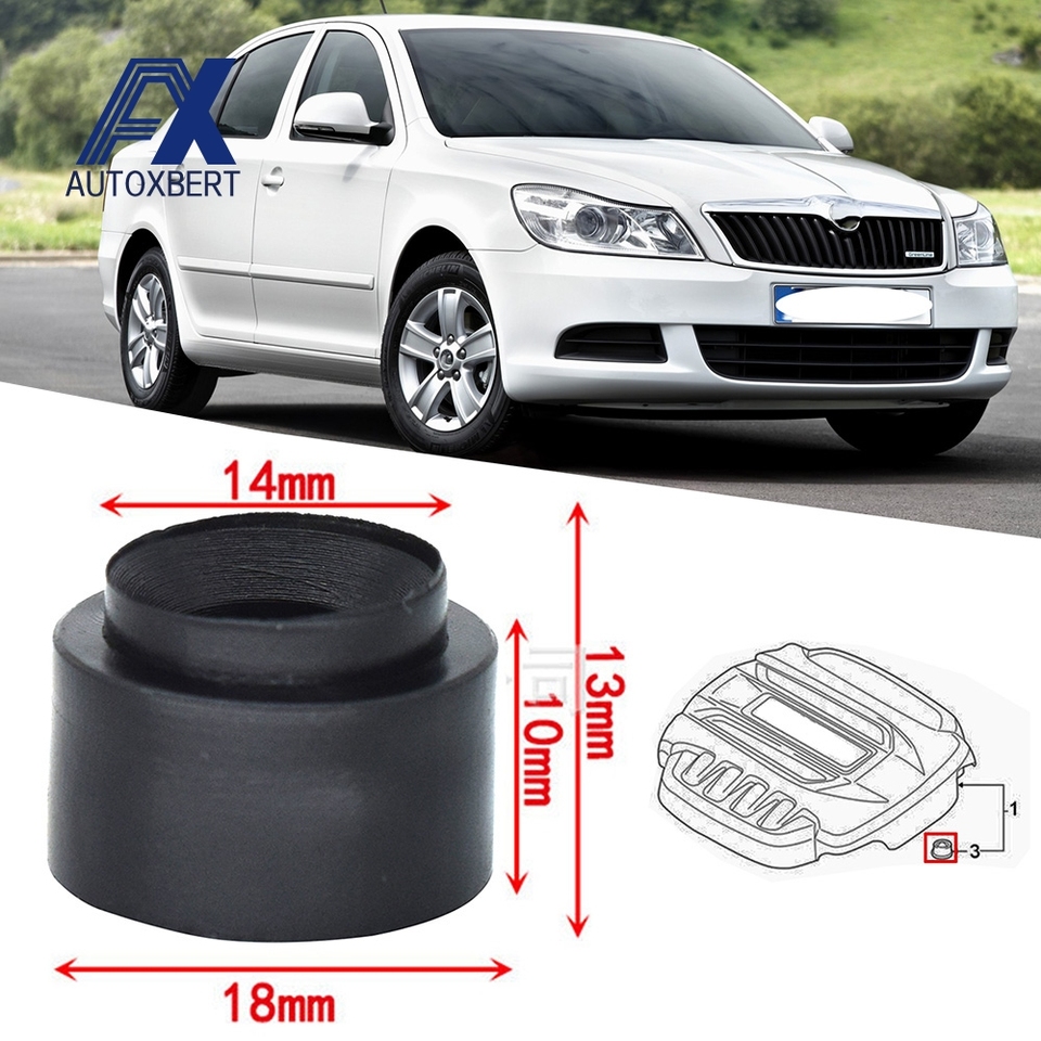 

Крышка двигателя для Skoda Octavia 1Z 5E Superb B6 3T Yeti, резиновая опора, зажим для крепления, втулка, стопорный втулка, поглотитель