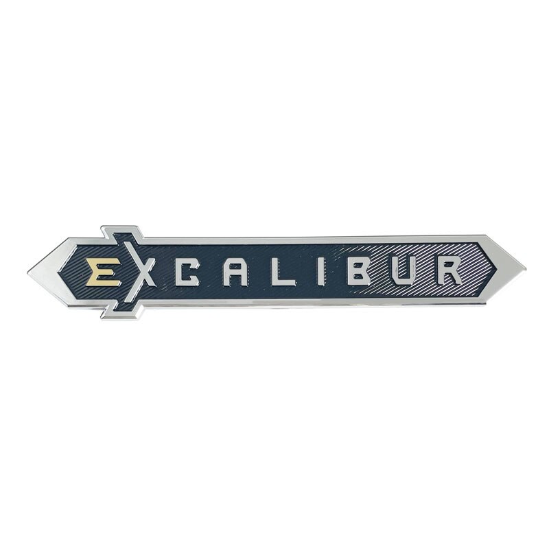 

Автомобильные аксессуары, наклейка с логотипом EXCALIBUR из АБС-пластика, наклейка на боковое крыло автомобиля, задний багажник, эмблема, Наклейка для Toyota Land Cruiser Highlander Decor