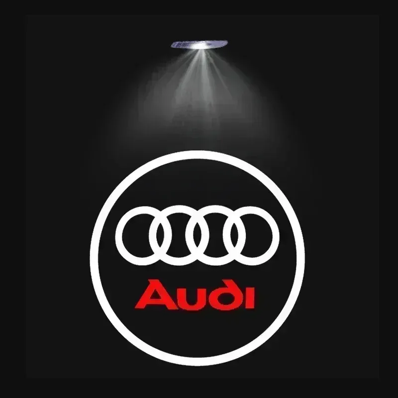 

Приветственные огни двери автомобиля для AUDI A3 A4 A6 A5 Q5 B7 B6 B9 SLINE QUTTRO RS Q3 Q7 S3 S4 S5 S6 S8 Автоматические значки светодиодные лампы проектора