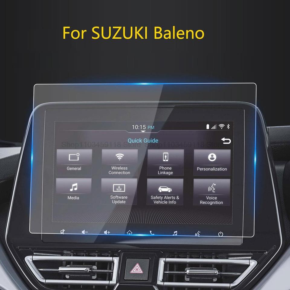 

Защитная пленка из закаленного стекла для SUZUKI Baleno 2022 9-дюймовый автомобильный радиоприемник GPS-навигация интерьерные аксессуары против царапин