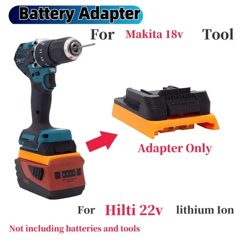 

Для Hilti B22 адаптер для литиевой батареи в Makita BL 18 В бесщеточный преобразователь аккумуляторных инструментов (только адаптер)