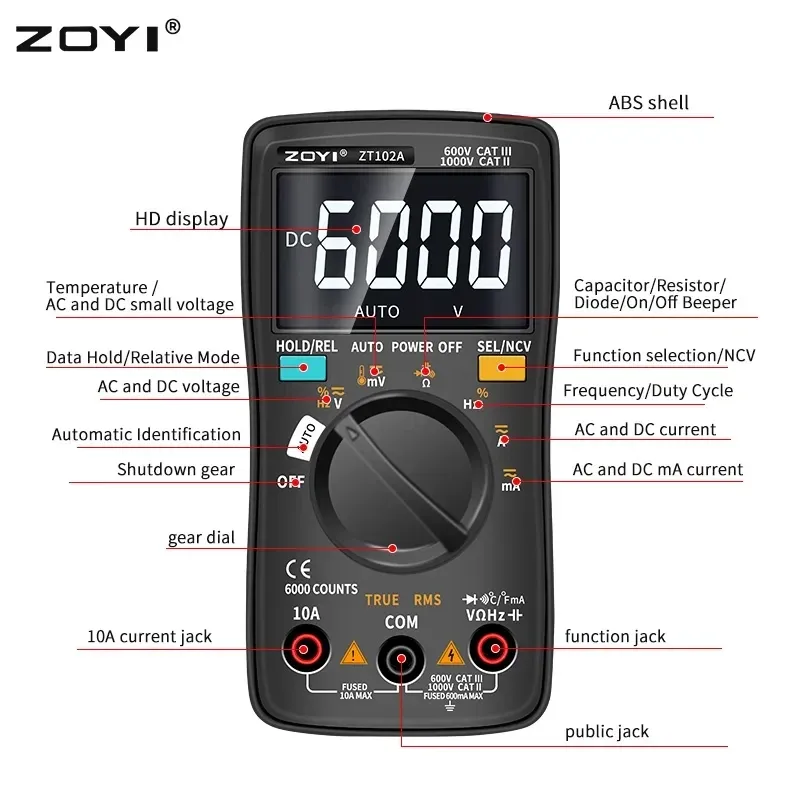 

ZOYI ZT-TC13 Тестер краски