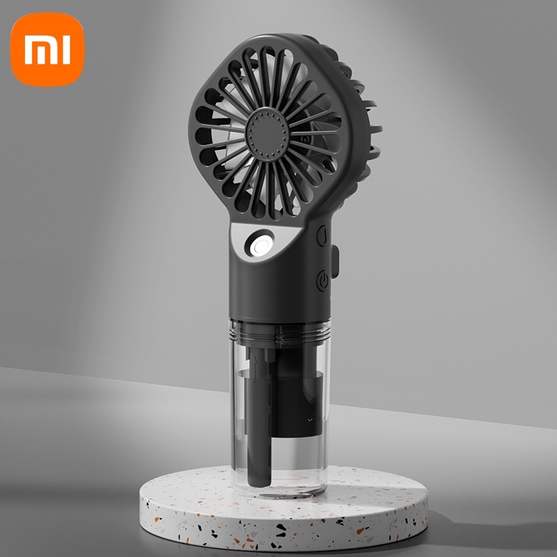 

Портативный вентилятор-увлажнитель Xiaomi, мини-ручной вентилятор-туман, портативный перезаряжаемый ручной вентилятор с увлажнителем, мини-вентилятор для распыления воды
