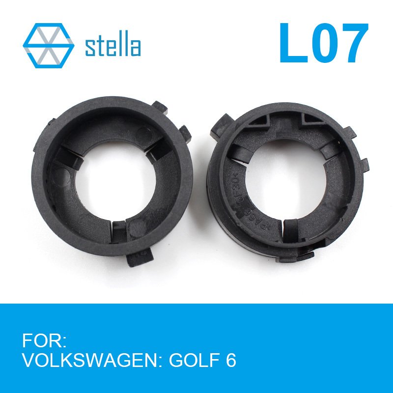

Stella 2 шт. H7 светодиодные держатели/адаптеры цоколь лампы для Volskswagen GOLF 6 и т. д. Аксессуары для фар