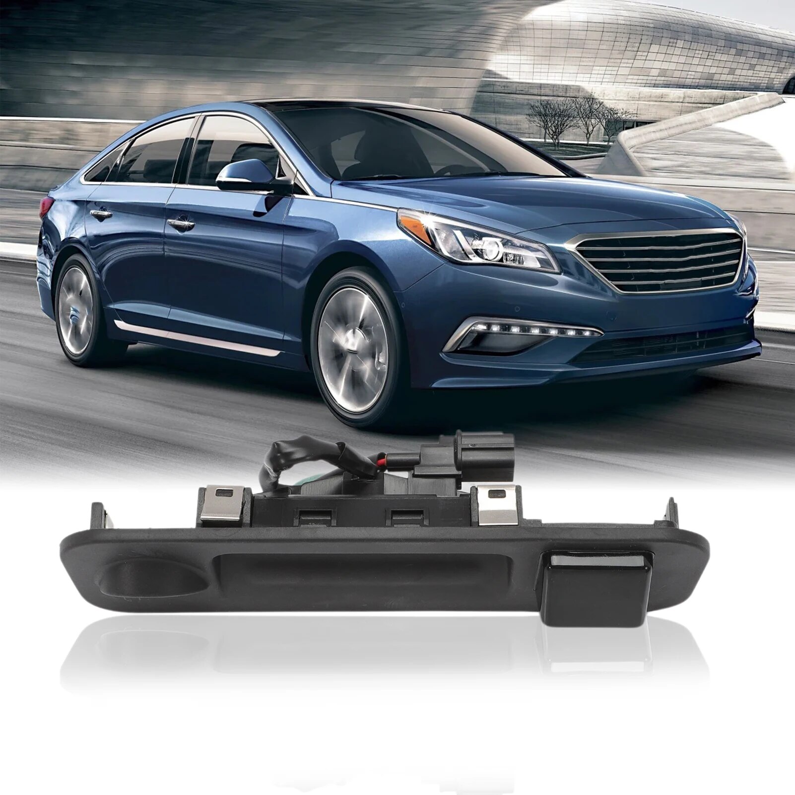 

Кнопка открытия задней двери 81260C1010 81260-C1010 для Hyundai, для Sonata, внутренние детали, наружная ручка замка крышки багажника, корпус