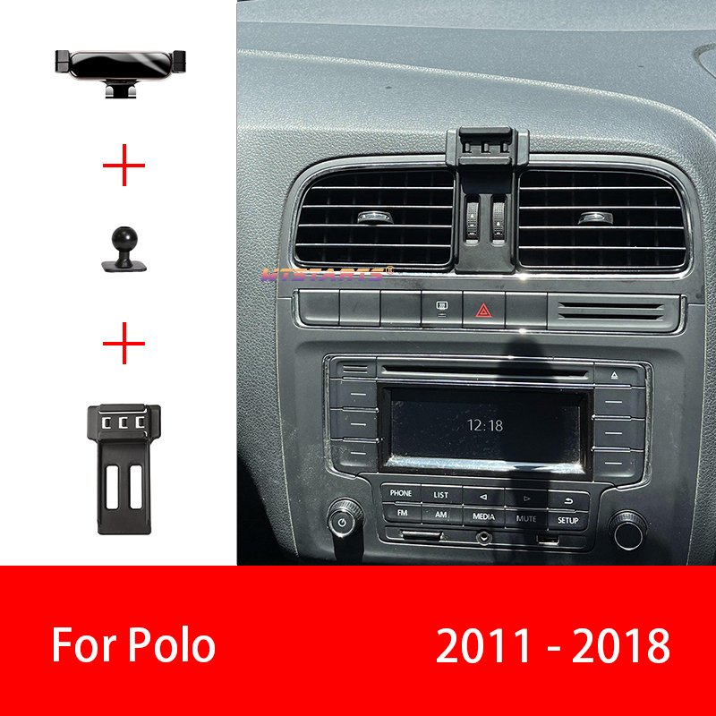 

Автомобильный Держатель Телефона Для Volkswagen Polo 2004-2023, Регулируемый Специальный Кронштейн Для GPS-навигации