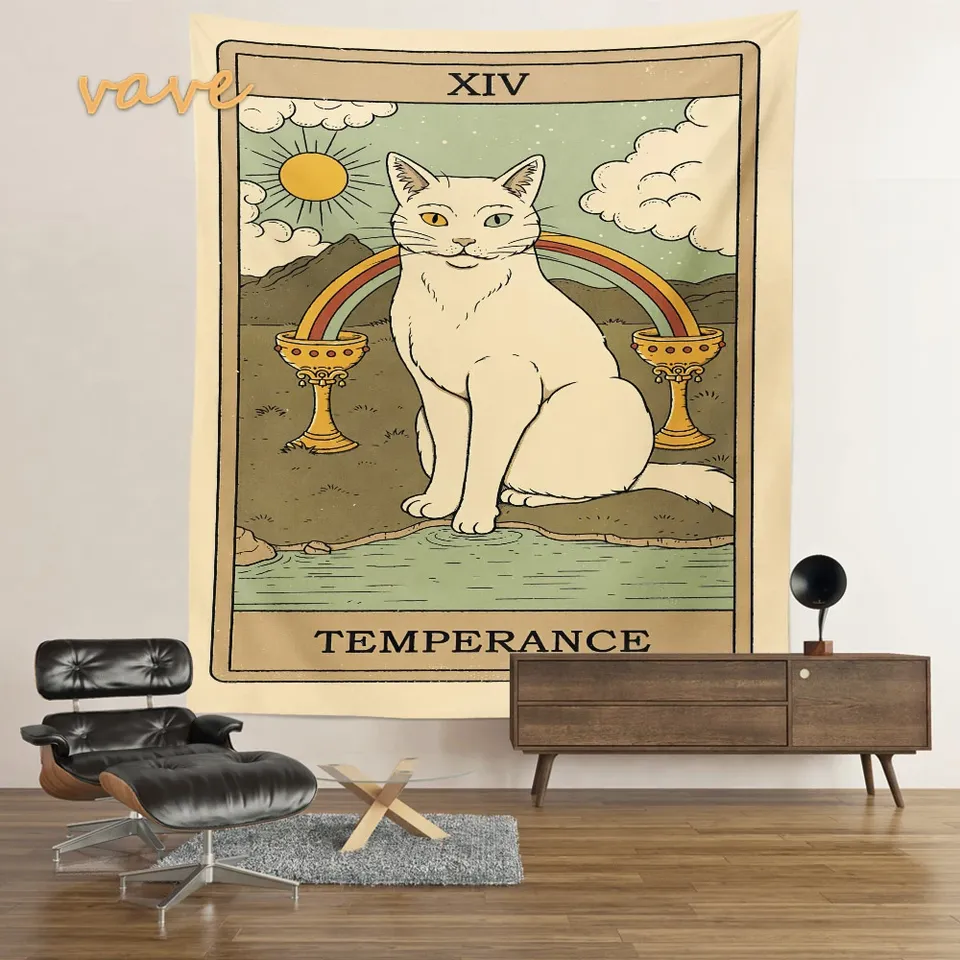 

Гобелен Cat Tarot Card VAVE