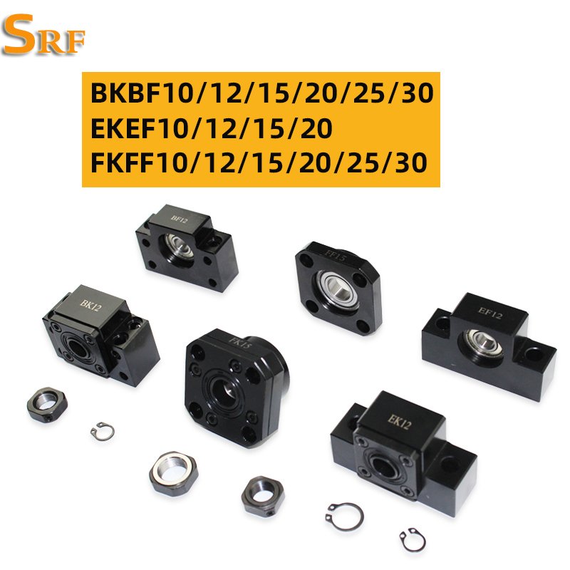 

Скрученный шариковый винт Торцевая опора BK BF EK EF FK FF 10 12 15 20 25 30 Шариковый винт SFU1605 1610 2005 2505