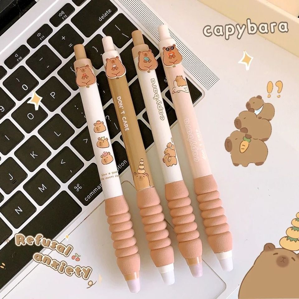 

Стираемая гелевая ручка Kawaii Capybara синяя 0,5 мм