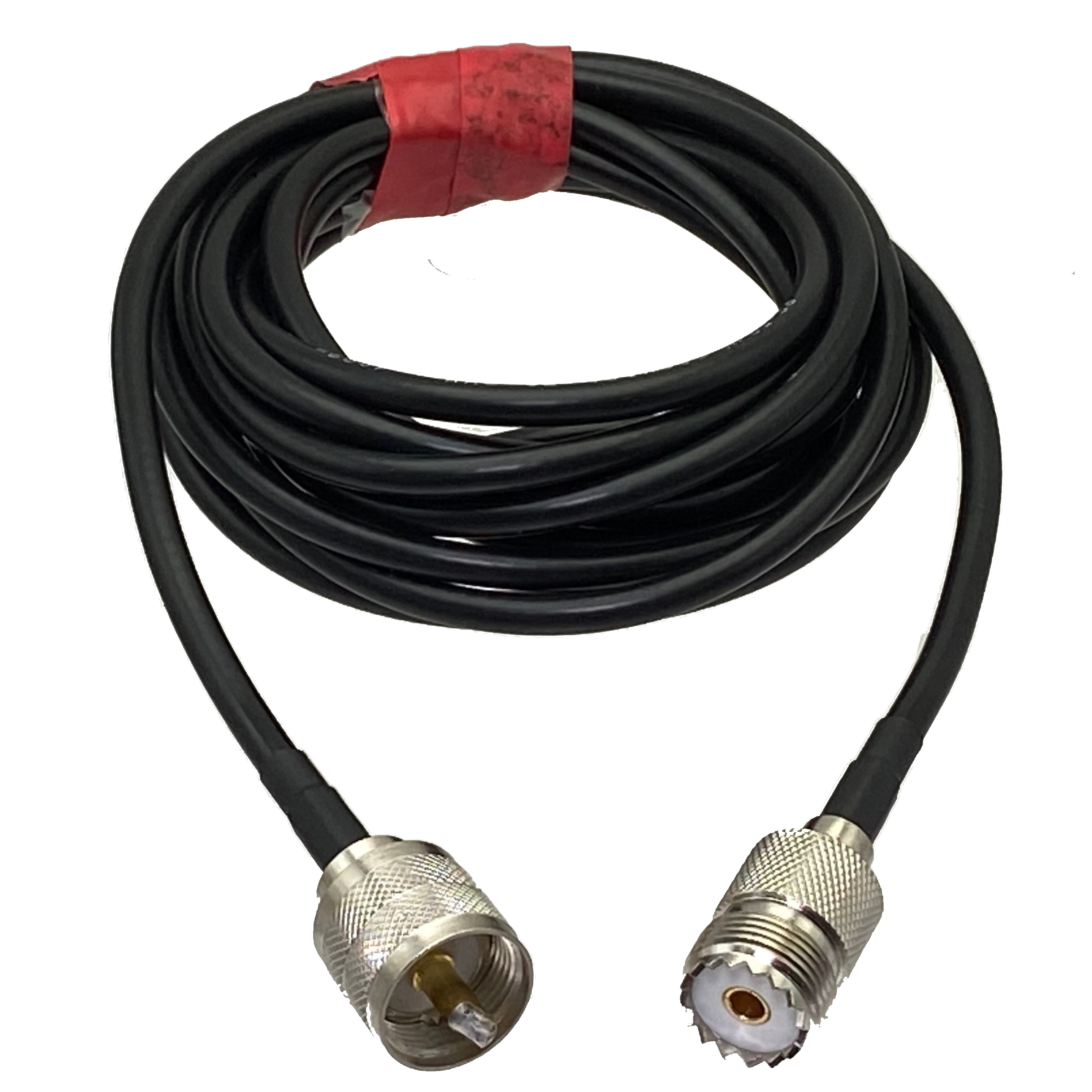 

UHF PL259 штекер к UHF SO239 гнездовой разъем прямой обжим RG58 Перемычка кабеля 4 дюйма ~ 20 м
