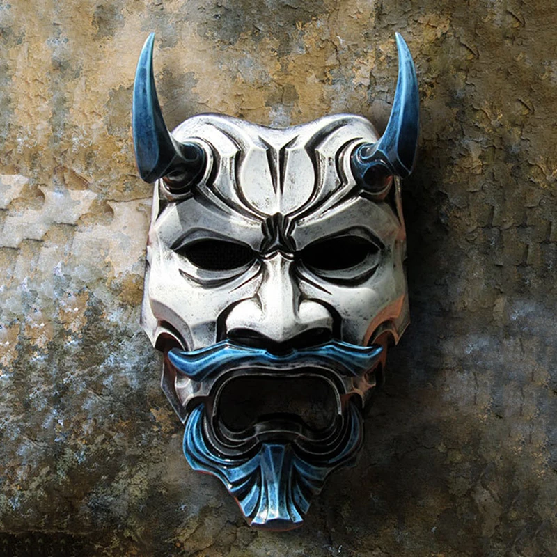

Латексная маска самурая Oni