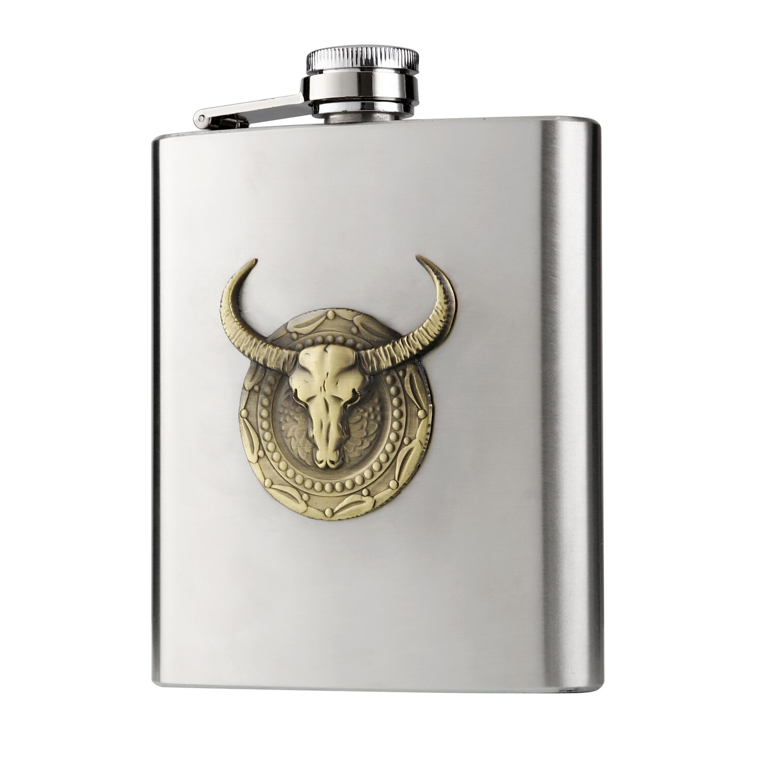 

Набедренная фляга из нержавеющей стали 6 унций Silver Buffalo