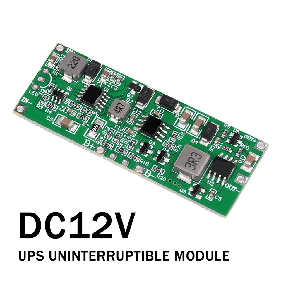 

1 шт. DC12V ИБП модуль бесперебойного питания 36 Вт мощный источник бесперебойного питания плата управления питанием модуль материнской платы