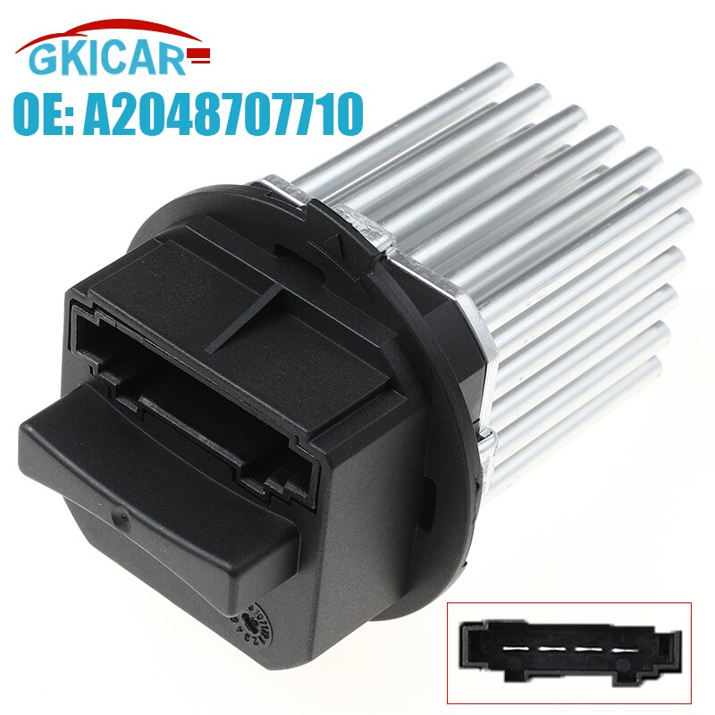 

A 2048707710 2048707710 Резистор двигателя вентилятора HVAC 6441.S7 LR 002685 Для Mercedes Benz W204 W212 C E Class Sprinter 2007-2013 гг.