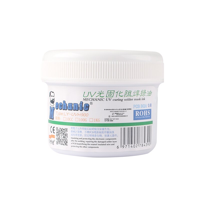 

Welsolo RY-UVH900 Зеленый изолирующий лак для печатных плат
