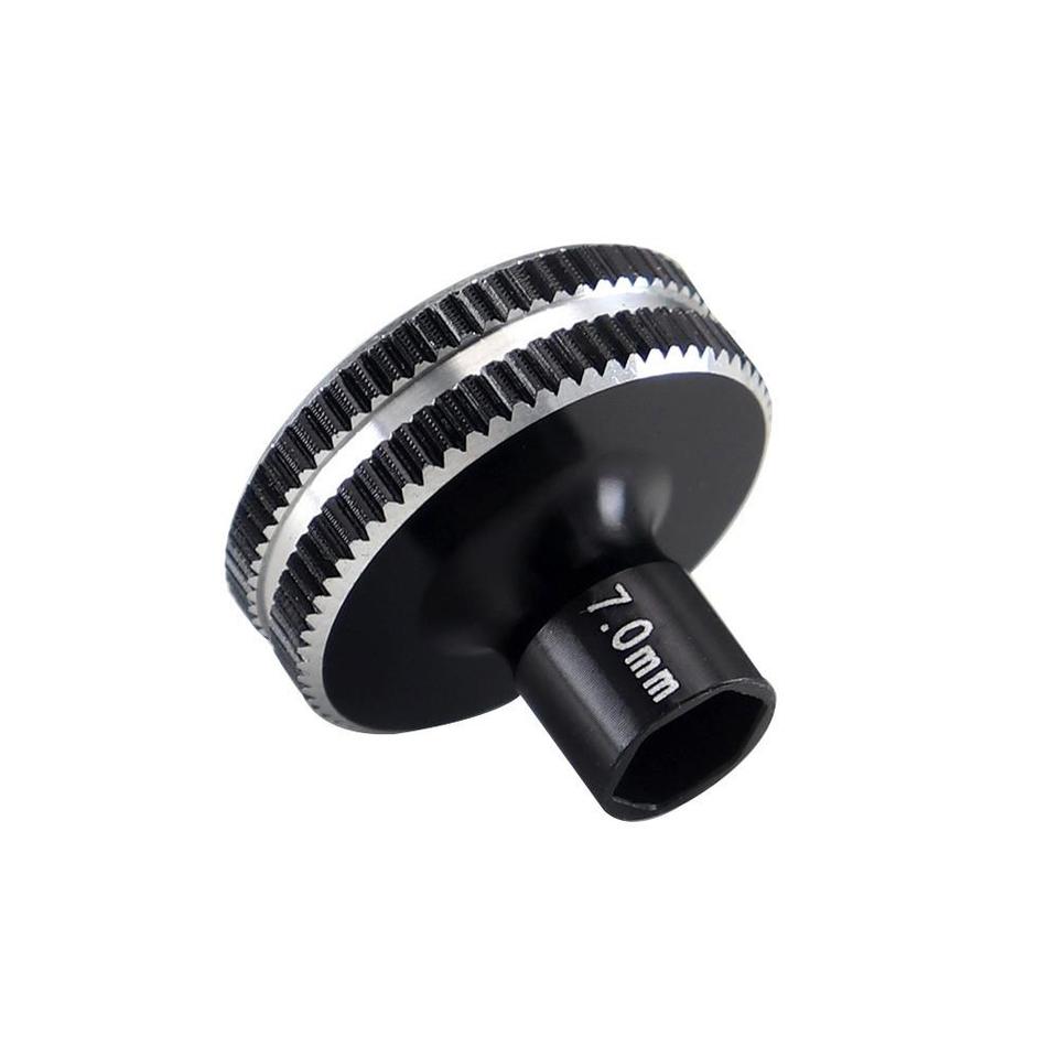 

5,0 мм/5,5 мм/7 мм винтовые гайки с короткой ручкой, шестигранный ключ, втулка, шестигранная головка, алюминиевый сплав, инструмент для колес 7075