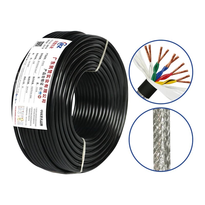 

Гибкий медный кабель MiNZAN 24-18 AWG 2-10 жил