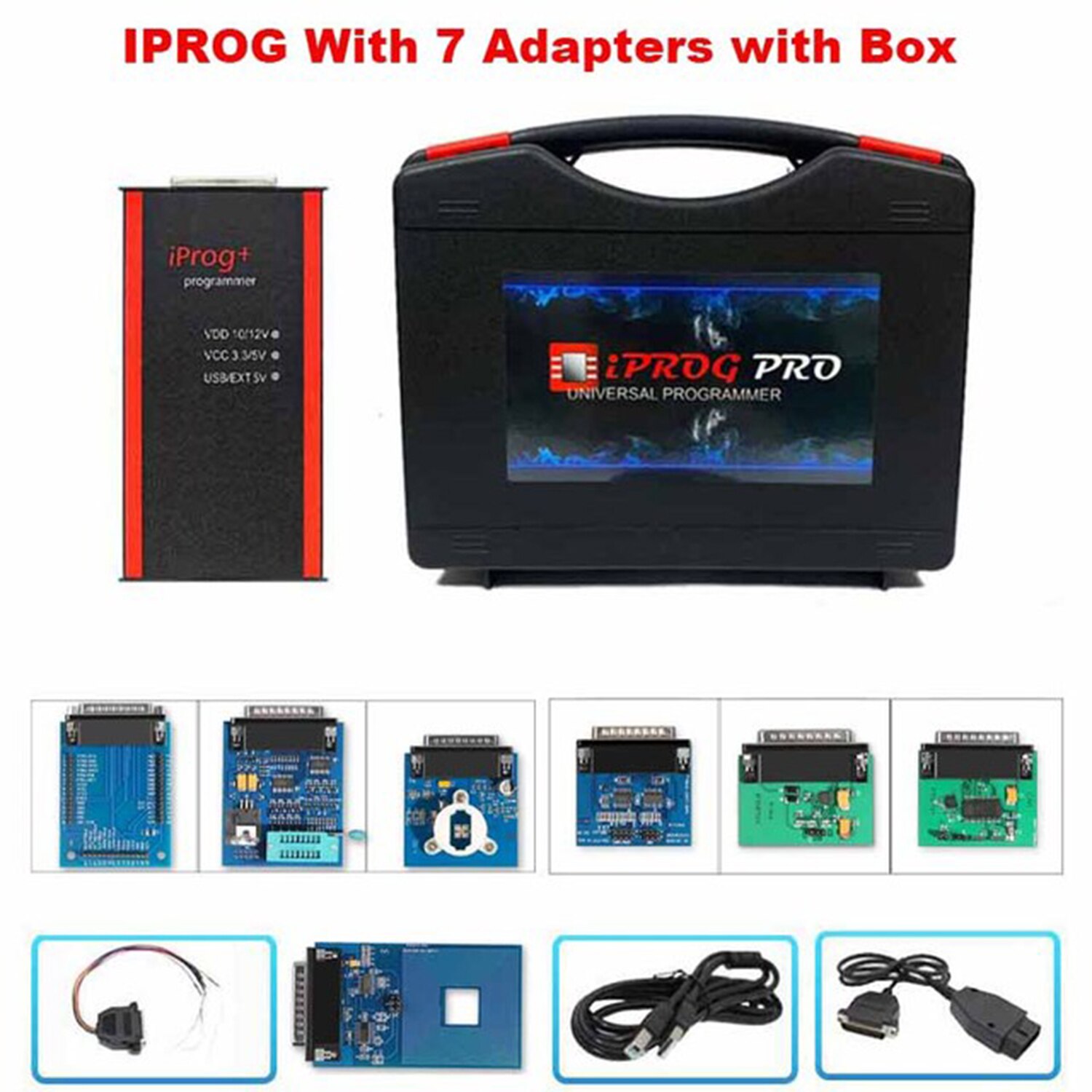 

Программатор IPROG PRO V87 IPROG + V87 с полными адаптерами