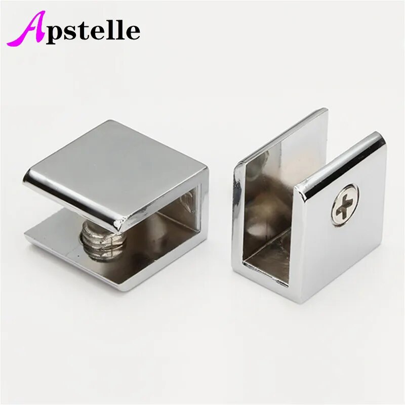 

Apstelle 2 шт./лот квадратной формы хромированный сплав цинка стеклянные зажимы полки кронштейн зажимы для 5 до 12 мм Стеклянная Доска