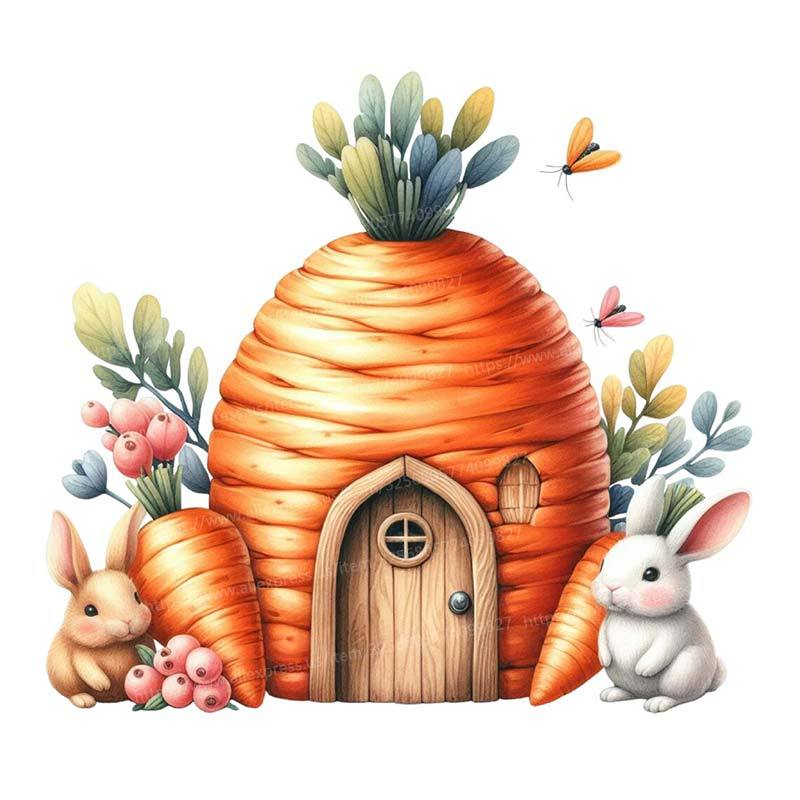 

Настенная наклейка ПВХ Rabbit House