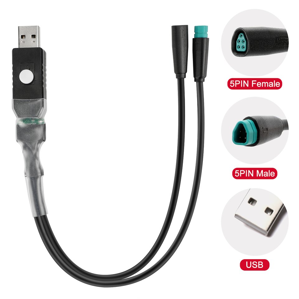 

Кабель для программирования BAFANG BESST для двигателей M600, M510, M500, M400