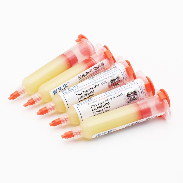 

Паяльная паста HanwuYou NC-559-ASM-UV 10 куб.см