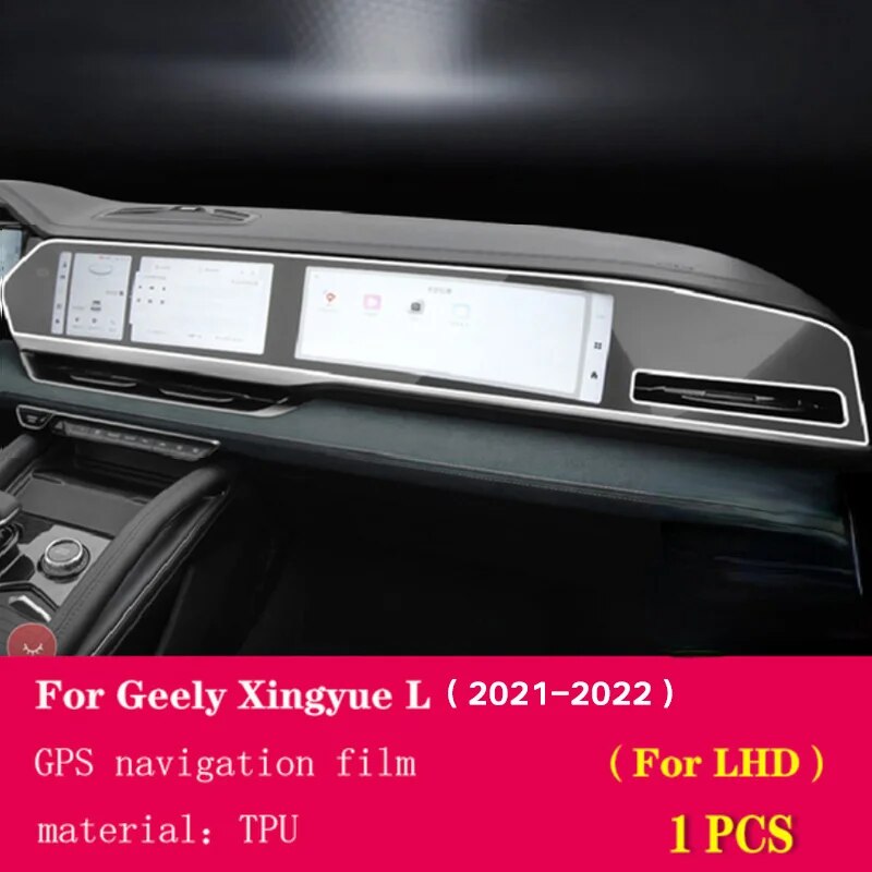 

Для GEELY Monjaro 2022-2023 панель коробки передач экран навигации Автомобильный интерьер фотооболочка наклейка против царапин
