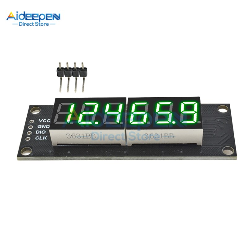 

Светодиодный дисплей Aideepen TM1637 0,36 дюйма 6-значный