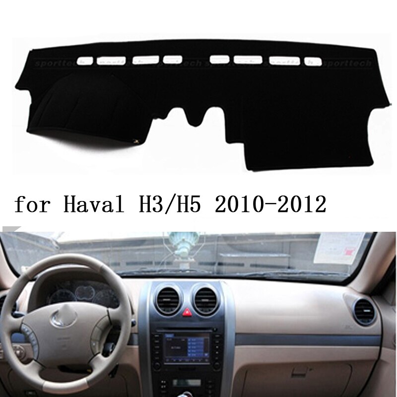 

Для haval Great wall H3 2010 2011 2012, чехлы на приборную панель с правой и левой стороны автомобиля, коврик, подушка, коврики, аксессуары