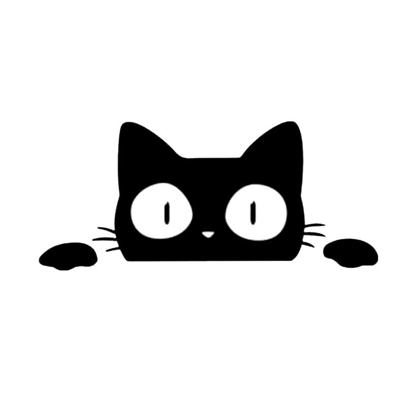 

14 см * 6,2 см сюрприз Cat Peeking автомобильная наклейка виниловая наклейка для наклеек Lexus