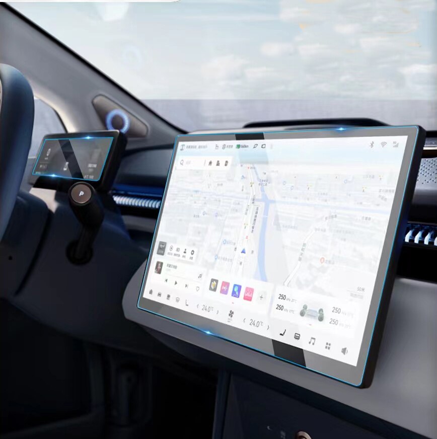 

Для ZEEKR X 2023 LCD GPS навигация и приборная панель Закаленное стекло Защитная пленка для экрана аксессуары