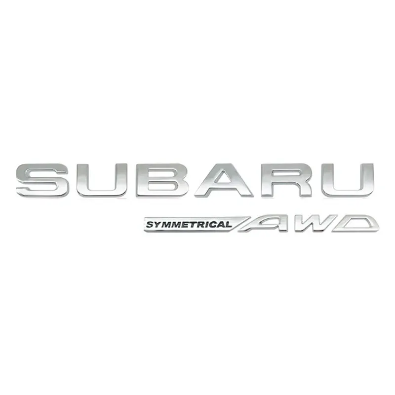 

Металлические наклейки с эмблемой заднего багажника автомобиля для Subaru BRZ SYMMETRICAL AWD логотип Forester XV Outback Impreza Legacy STI WRX значок наклейка