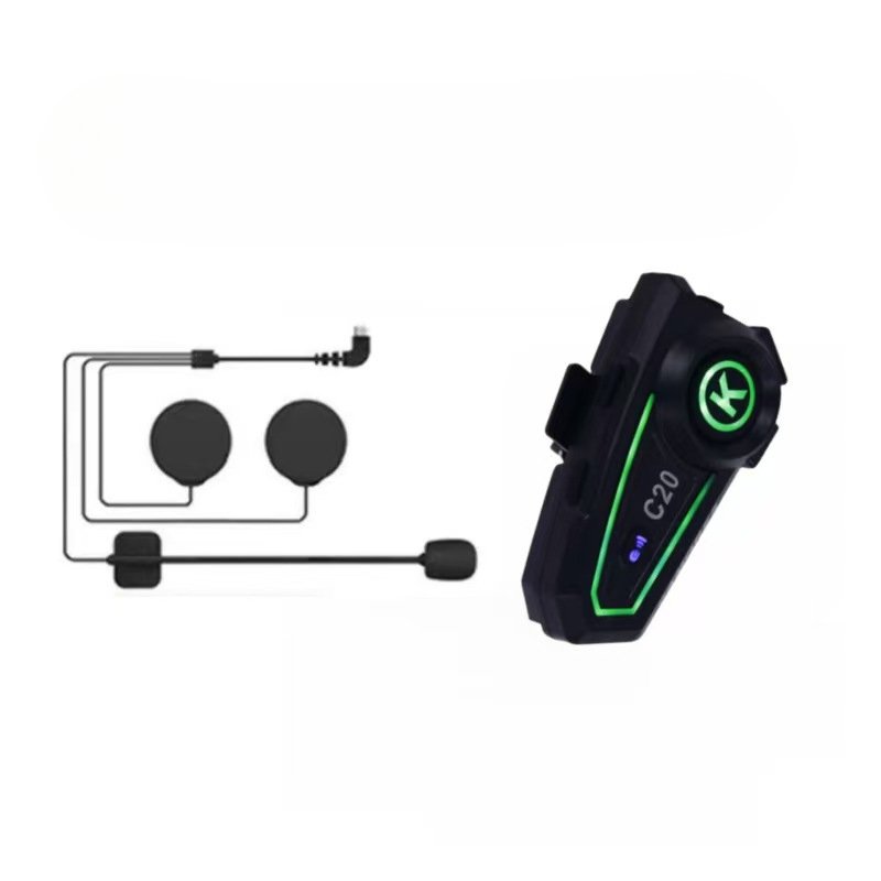 

GEARELEC DK02 Стерео Bluetooth-гарнитура Для Мотоциклетного Шлема Hands-Free Call IPX7 Водонепроницаемая С Трехцветной Внешне...