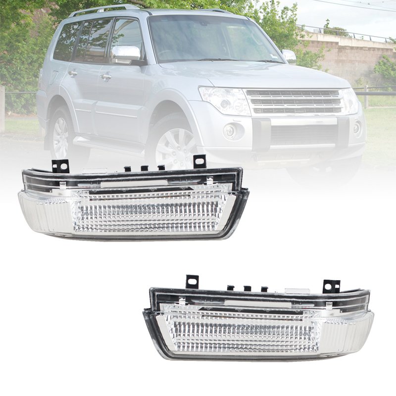 

Автомобильный светодиодный указатель поворота зеркала заднего вида для Mitsubishi Pajero V73 V87 V93 2009-2013, индикатор, мигалка, повторитель, сигнальная лампа