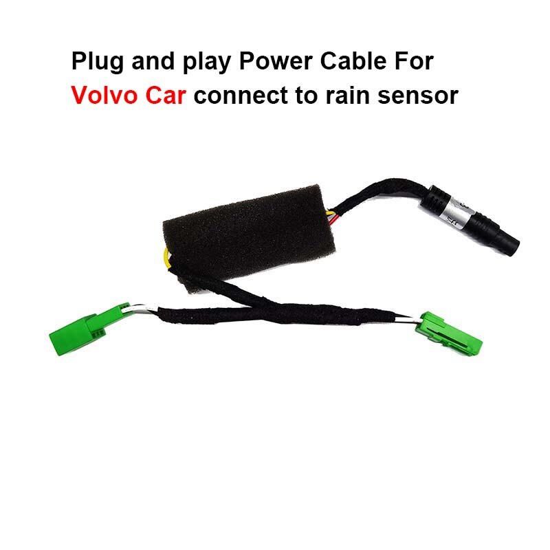 

Кабель питания с датчиком дождя Plug and Play для автомобильного видеорегистратора с Wi-Fi для Volvo XC60 XC90 XC40 S60 S90 V60 V90 V70 V40