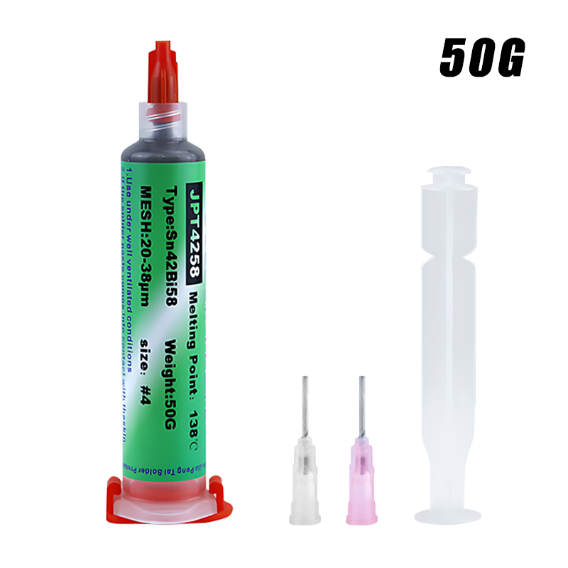 

Сварочная паста Sn42bi58 SMD 138℃ без очистки