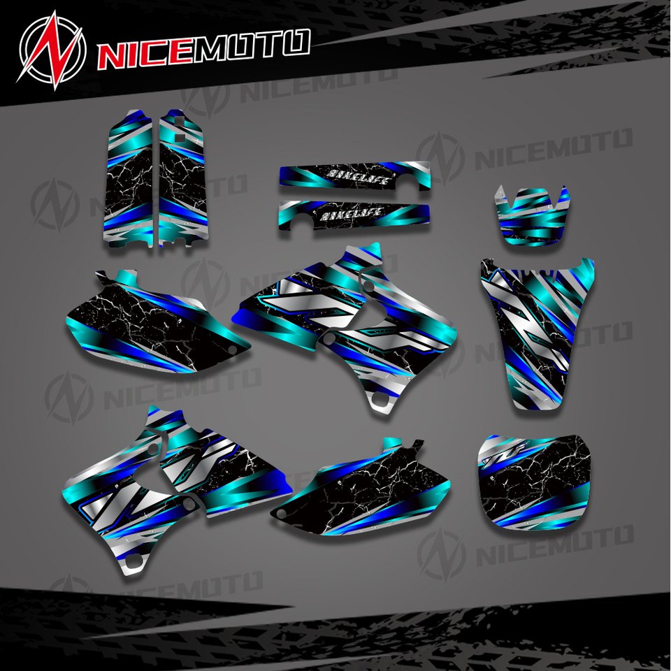 

Комплект графических наклеек на фоне для Yamaha YZ250F YZ400F YZ426F YZF 250 400 426 F 1999-2002 YZ 250F 400F 426F