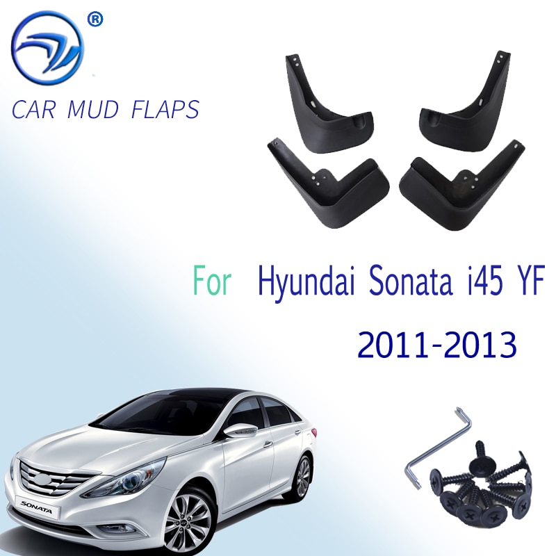 

Стилизованные формованные автомобильные брызговики для Hyundai Sonata i45 YF 2011 2012 2013, брызговики, брызговики, автомобильный Стайлинг