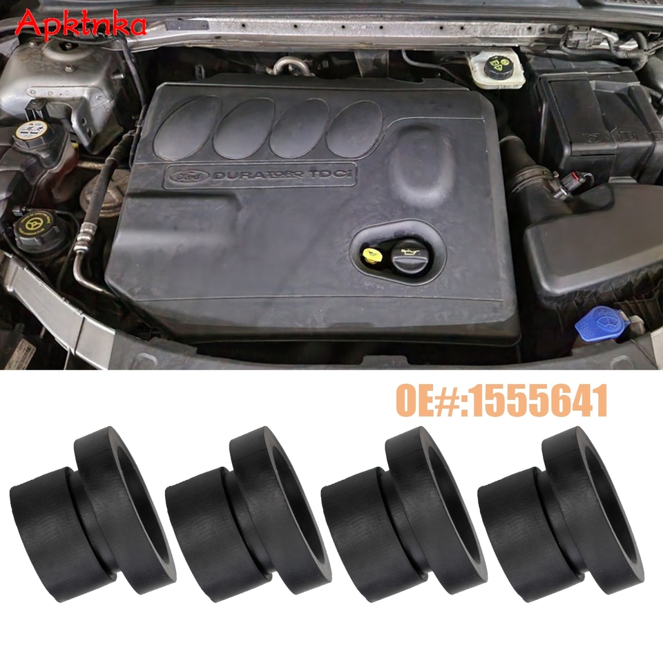 

Для Ford Mondeo Mk4 4 Focus 2 MK2 Galaxy C Max S Max 4 шт. 2,0 дизельный двигатель Верхняя крышка Втулка Резиновая втулка с буферным креплением Стопор