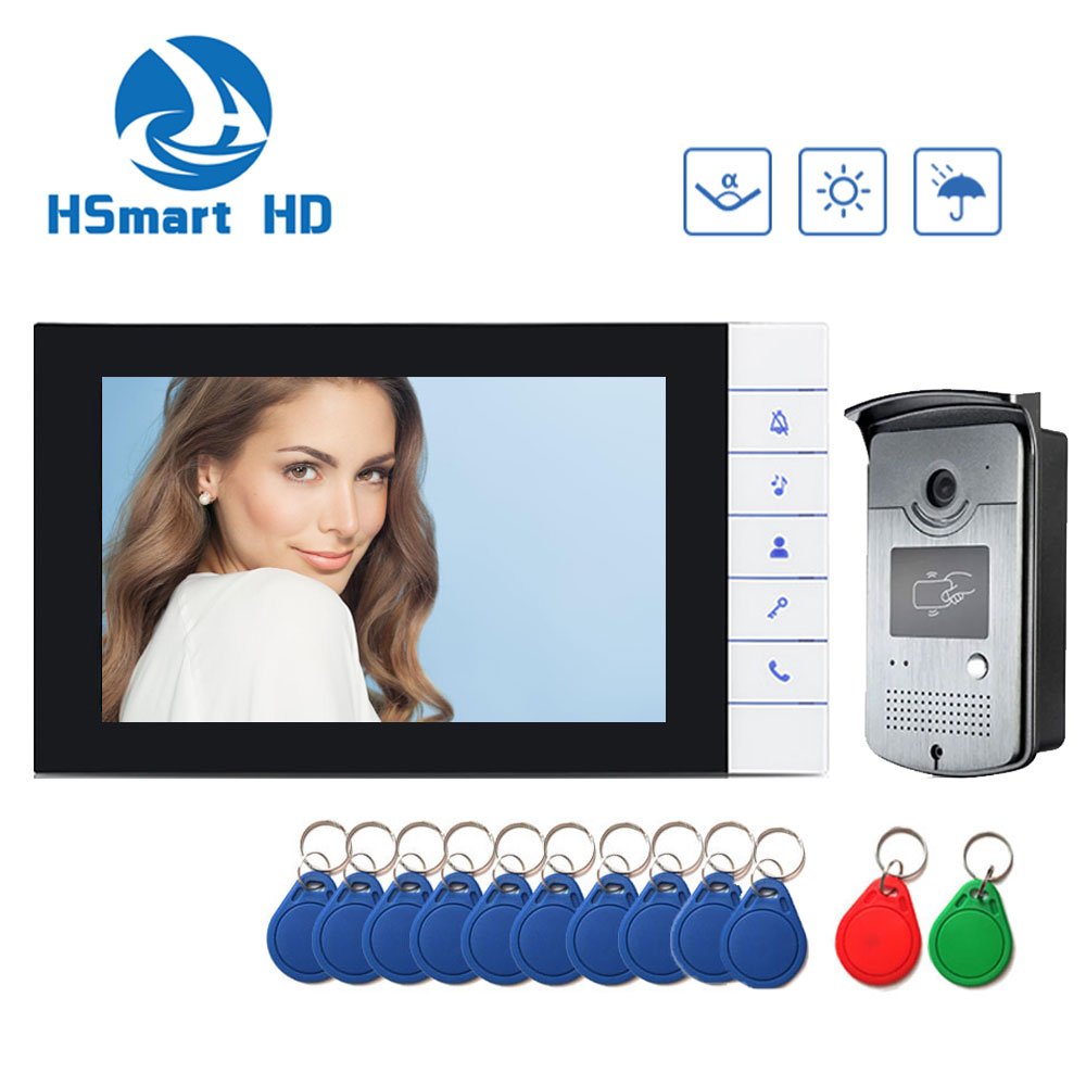 

HSmart HD проводной видеодомофон 7 дюймов
