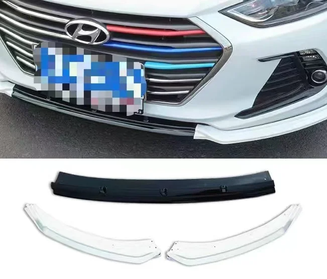 

3 шт., съемный передний бампер для Hyundai Elantra 2016 2017 2018 2019