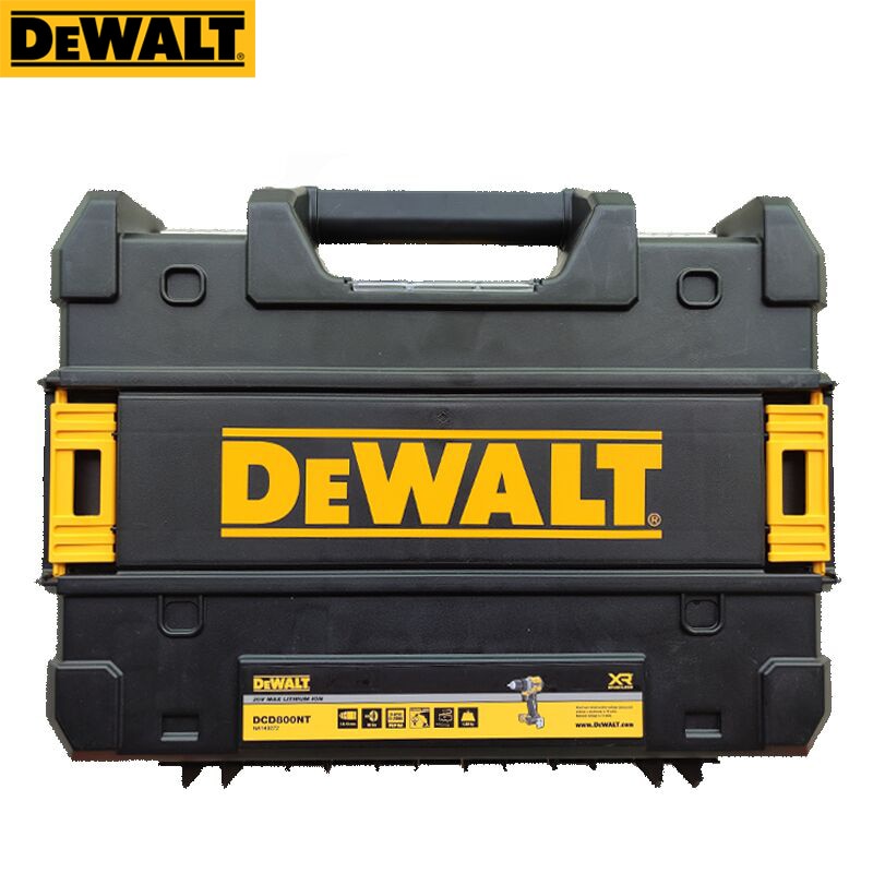 

Оригинальный ящик для инструментов DEWALT DCD800, Штабелируемый портативный аппаратный ящик, износостойкий и устойчивый к падению чехол для тяжелых инструментов