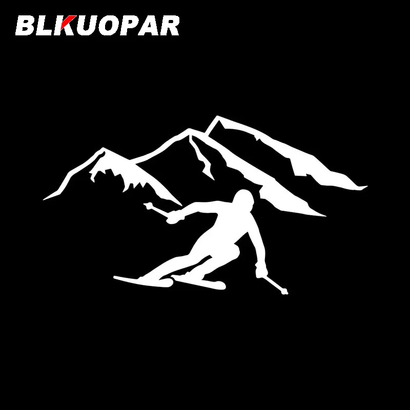

BLKUOPAR альпийские лыжи, автомобильная наклейка, модная солнцезащитная водостойкая наклейка на лобовое стекло, автофургон, ноутбук, фургон, бампер, защита двери багажника автомобиля