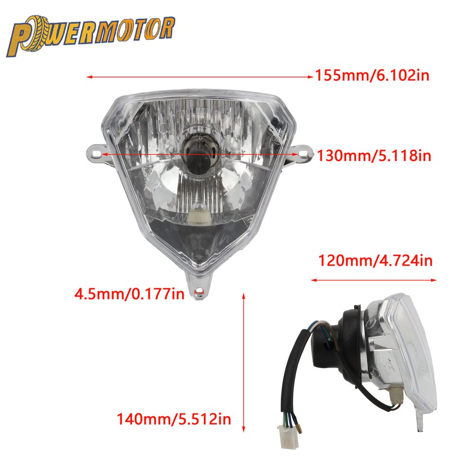 

Пластина для фар мотоцикла для Beta RR 125-50 LC 2010-2023 X-trainer 250 300 галогенные 12 В аксессуары для мотоциклов для мотокросса