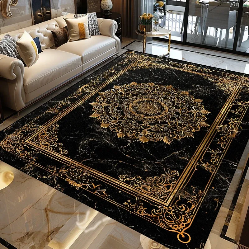 

Золотой декоративный ковер Tapis Salon