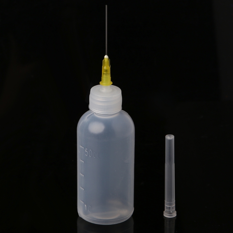 

50 мл прозрачная пластиковая бутылка для жидкости Dispenser Bottle