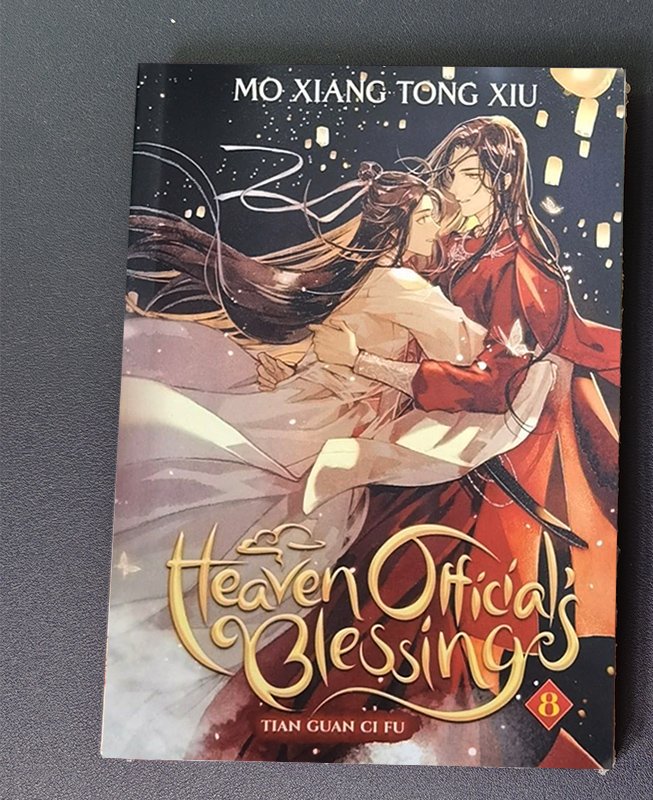 

Книга книга Vol.1-8 Tian Guan Ci Fu для манги, книга на английском языке, книга с благословениями, комикс 1/2/4
