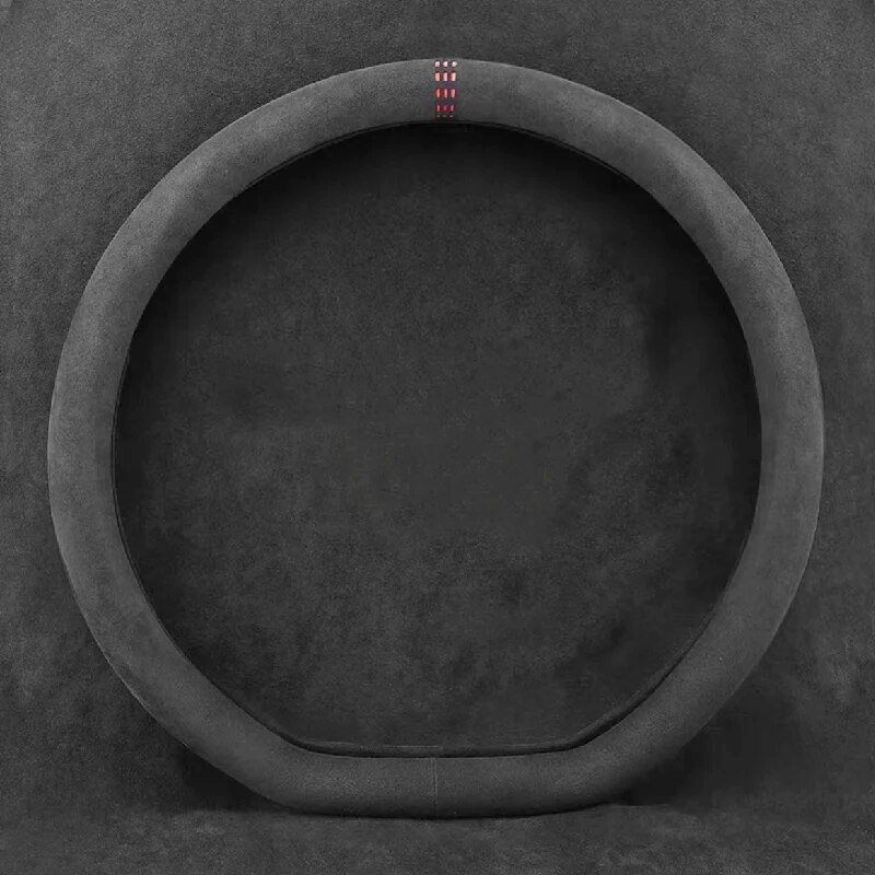 

Замшевый чехол на руль для ZEEKR 001 X, поглощающий пот, воздухопроницаемый, нескользящий защитный чехол
