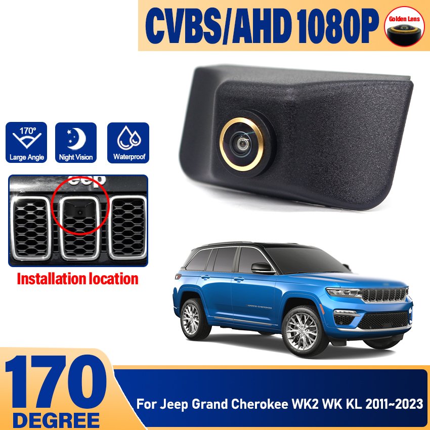 

Камера заднего вида с ночным видением и логотипом для Jeep Grand Cherokee WK2 WK KL 1080 ~ 2011 2022